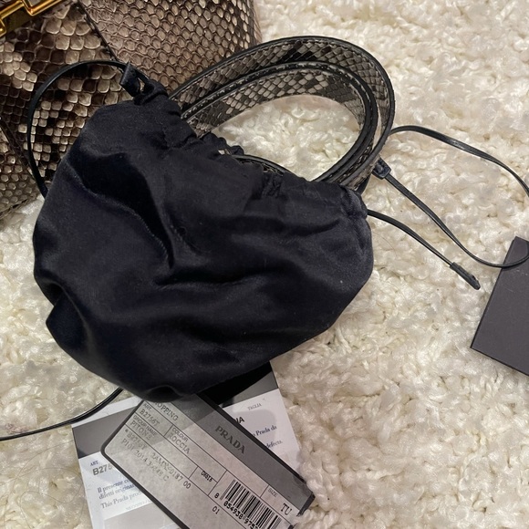 Prada python large double bag - Picture 3 of 11